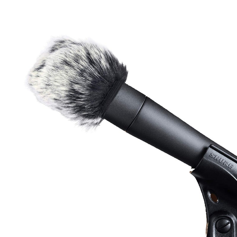 SUNMON Microphone Furry Windscreen Compatible with Shure A2WS,Muff Windshield Windjammer Deadcat for SM57 and 545 Series - Image 2
